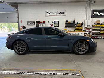 2025 Porsche Taycan Turbo. Installed an Escort Redline Max 2360cI radar-laser system in this beautiful new car