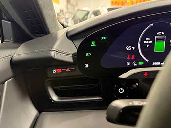 2025 Porsche Taycan Turbo. Installed an Escort Redline Max 2360cI radar-laser system in this beautiful new car