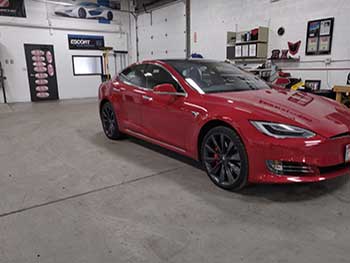 2017 Tesla SP100D: Installed a Rockford Fosgate amplifier and 12" subwoofer with an Audio Control output converter.